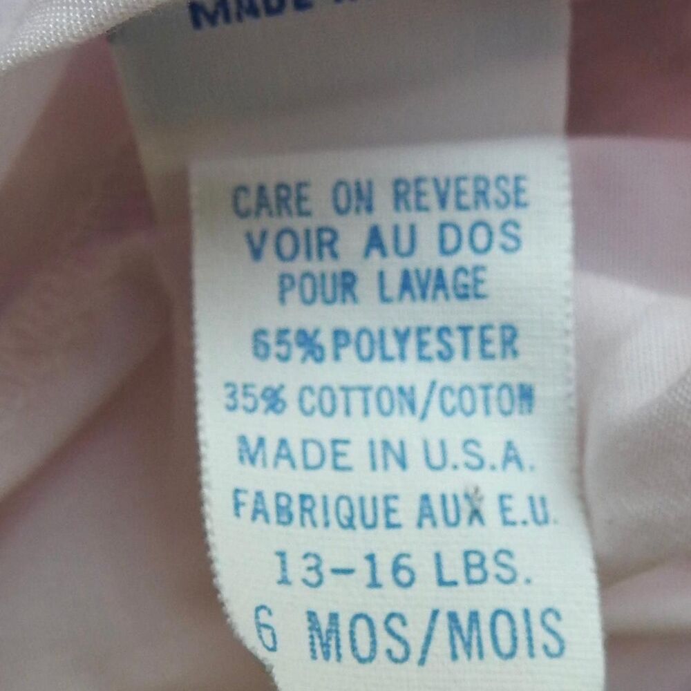 Vintage 80s/90s Baby Girl Alexis Pink Lace Gown 0-6M - Picture 6 of 8